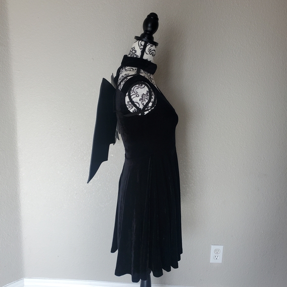 Killstar Tokyo Nights Bat Wing Dress - Picture 2 of 6